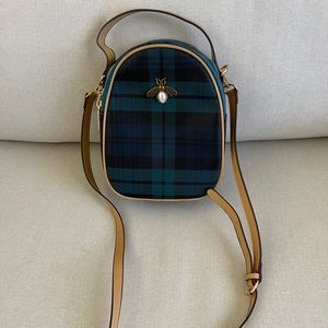 Crossbody Plaid Handbag